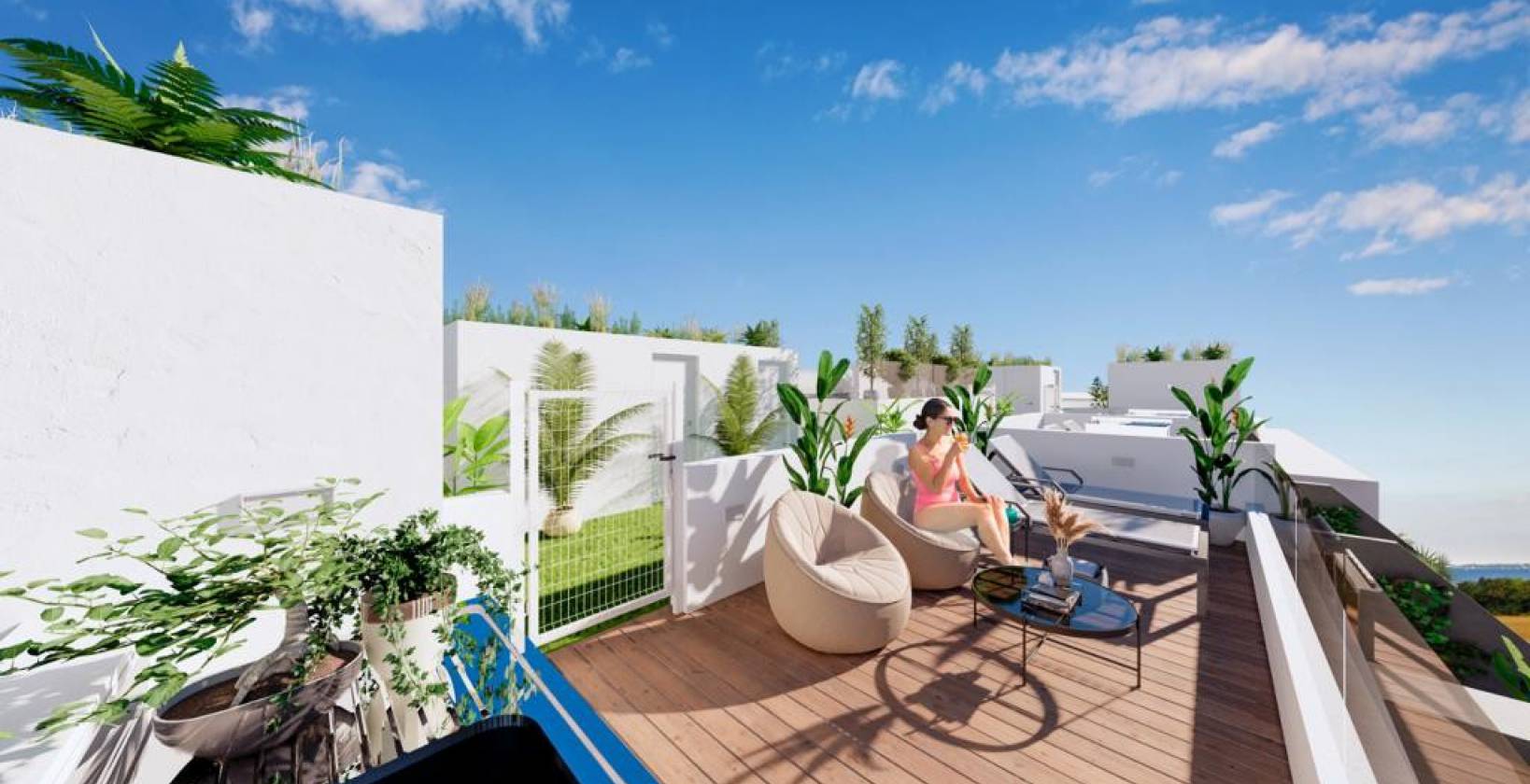 Neubau-Penthouse zu verkaufen in Playa Cura Torrevieja