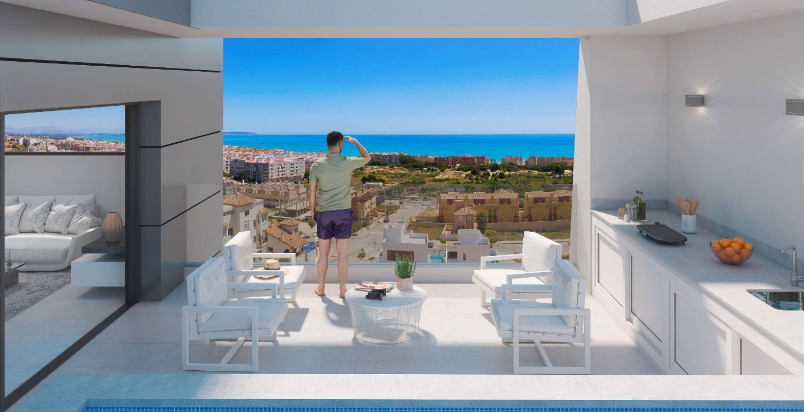sea view apartment for sale guardamar