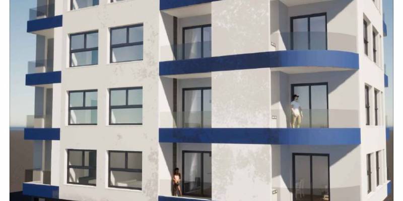 New Construction Apartment Building in Torrevieja